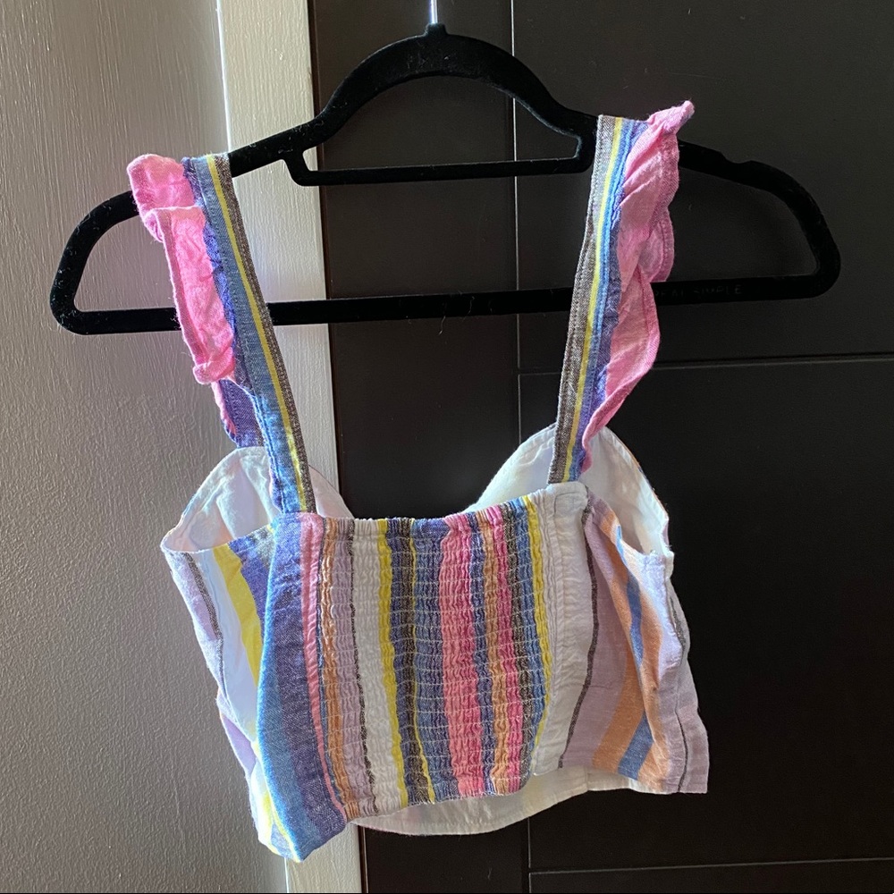 Multi-Colored Cropped Tank - Picture 3 of 3